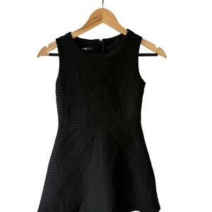 Amy Byer Black Textured Mini Dress